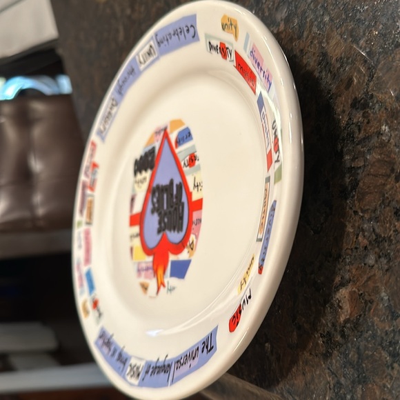 House of Blues Orlando‎ 2000 Vintage Serving Dish Plate Hand Painted Dinner Art - Picture 5 of 7